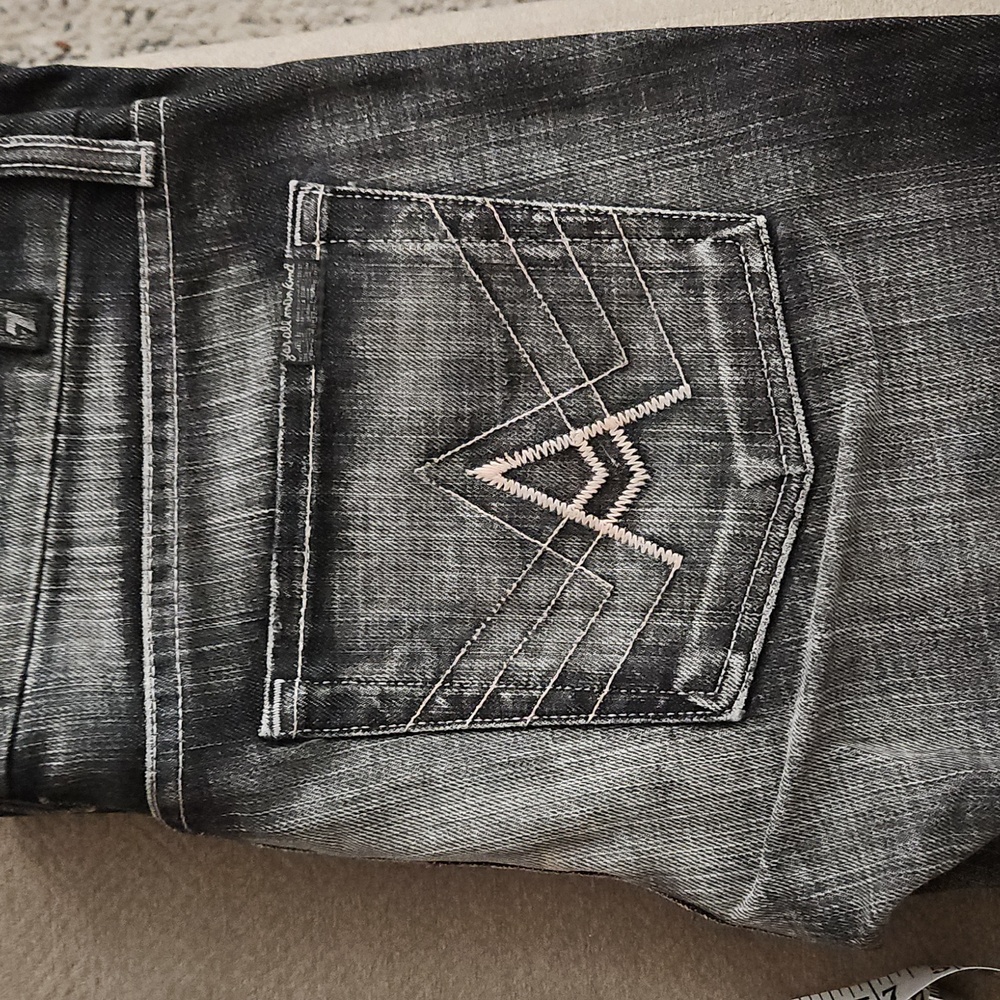 7 For All Mankind Dark Gray Jeans
